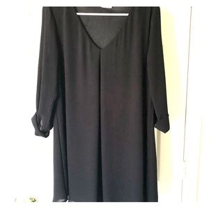 Lush v neck tunic mini dress half sleeve